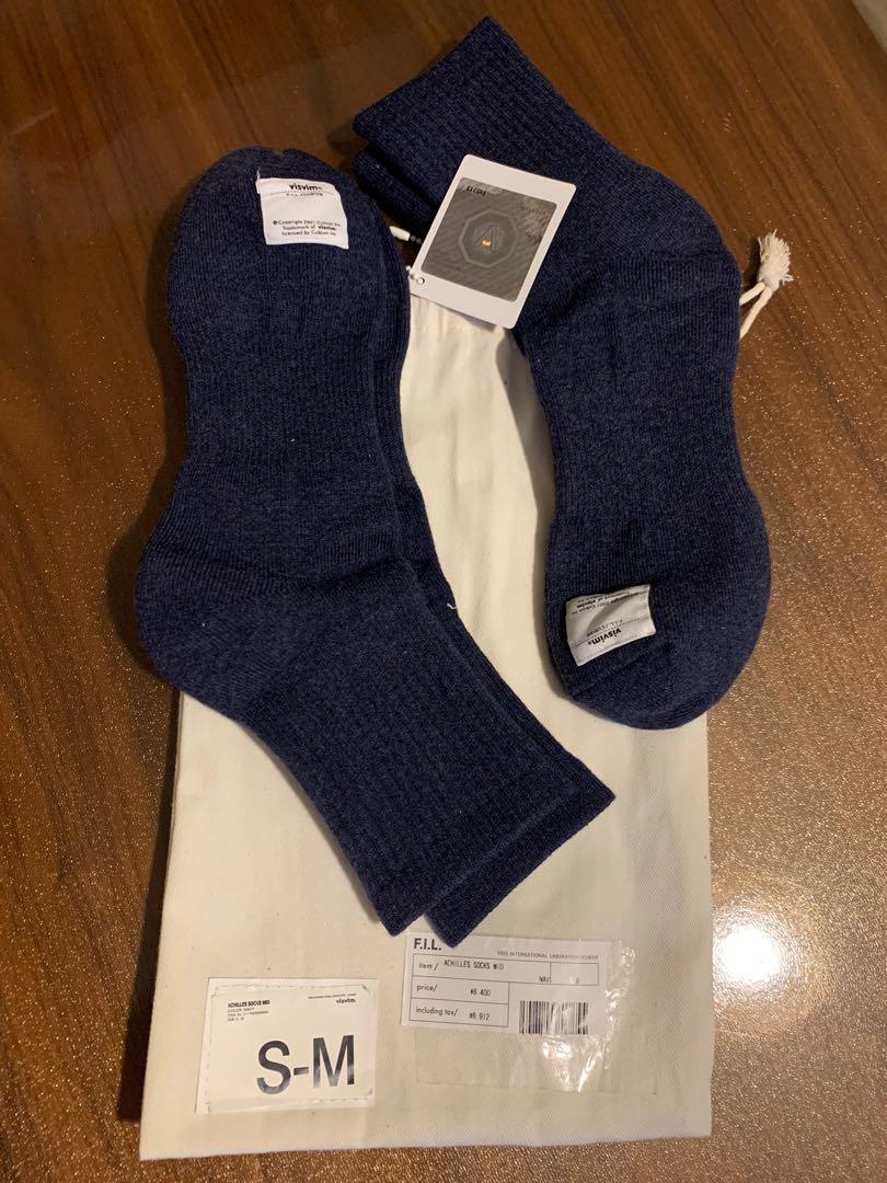 VISVIM ACHILLES SOCKS MID, 男裝, 手錶及配件, 襪- Carousell