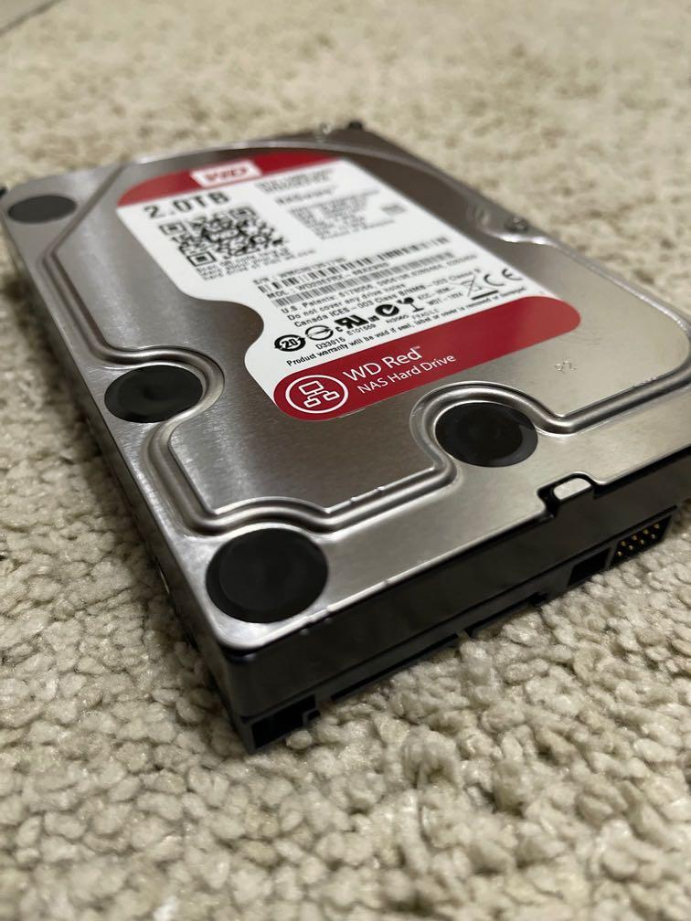 Westerm Digital Red Nas 2tb Sata Hard Drive Computers Tech Parts Accessories Hard Disks Thumbdrives On Carousell