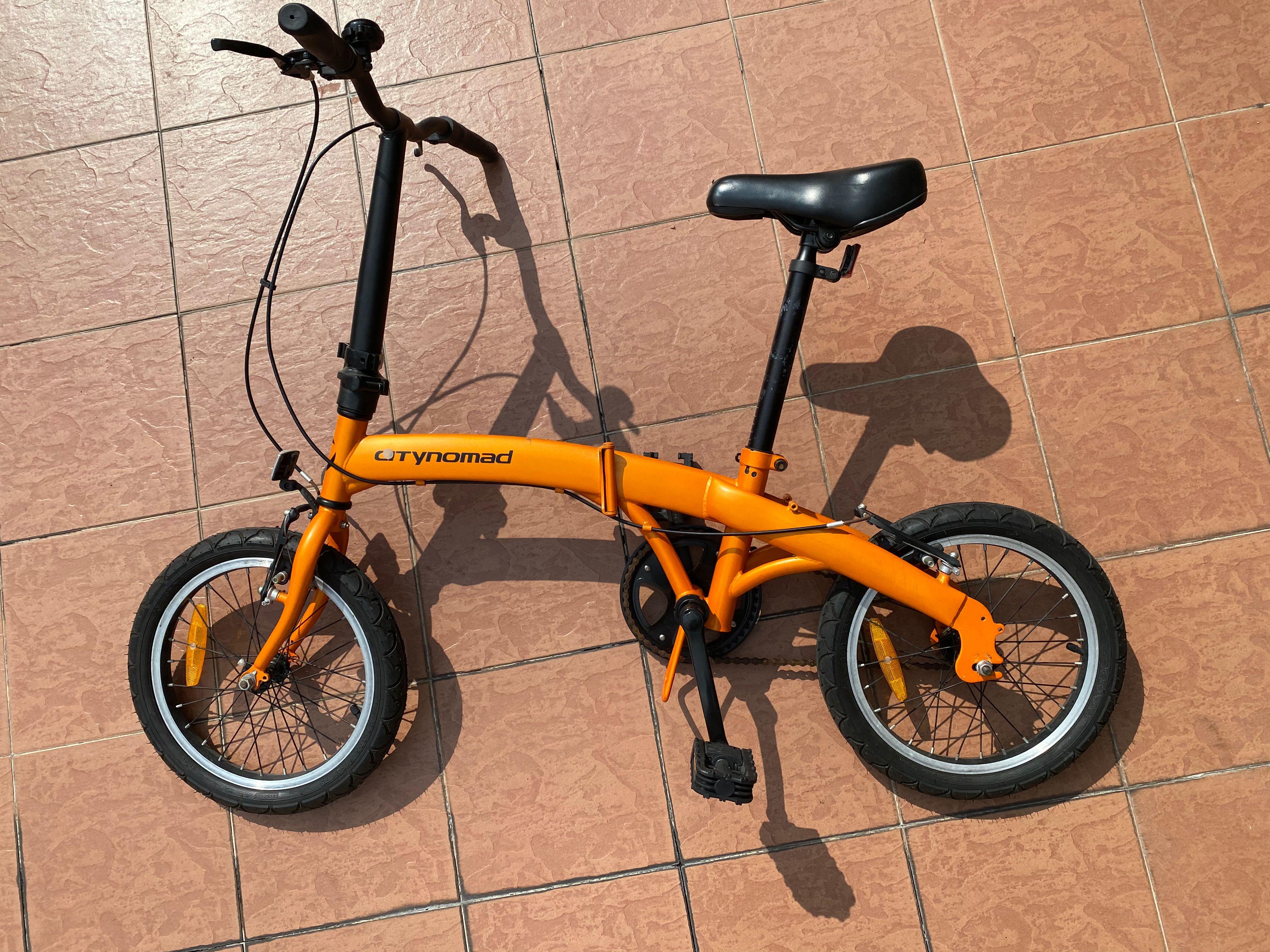 WTS preloved folding 16 bike Sports Equipment Bicycles Parts