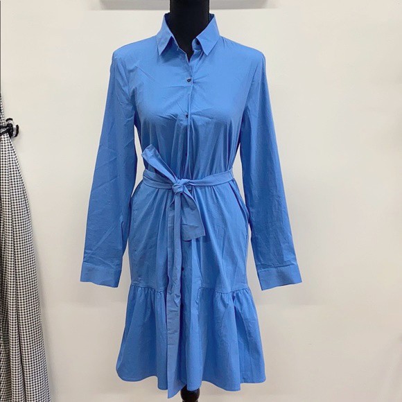 ZARA belted shirt dress, Fesyen Wanita 