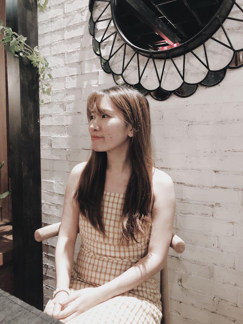 Zara rustic hot sale check dress
