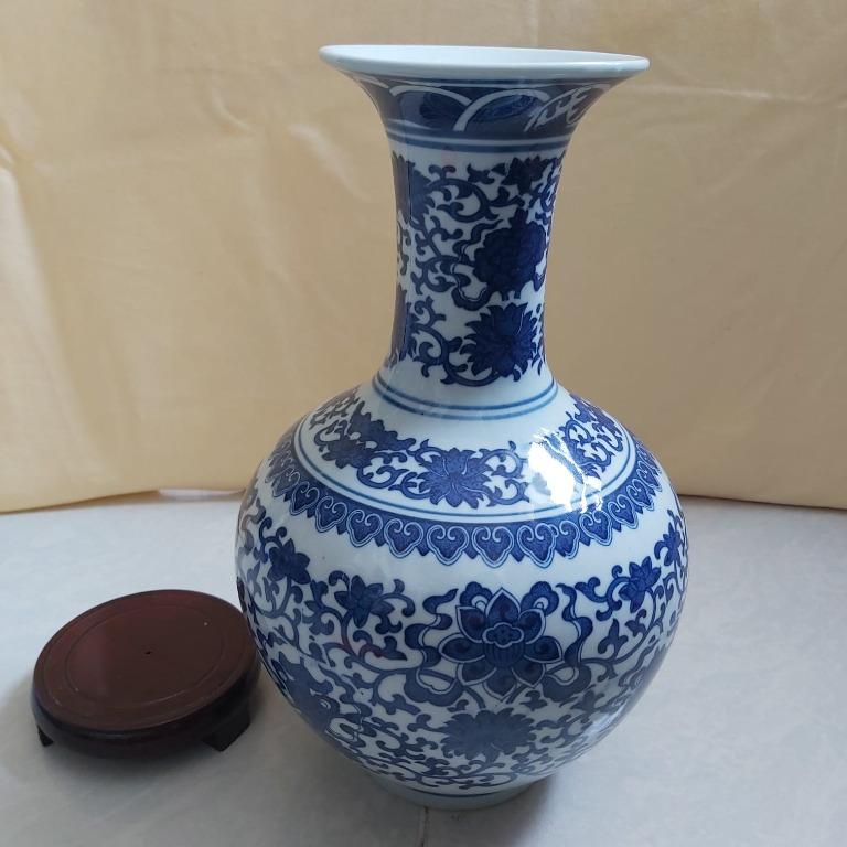 青瓷花瓶, 傢俬＆家居, 園藝, 盆栽- Carousell