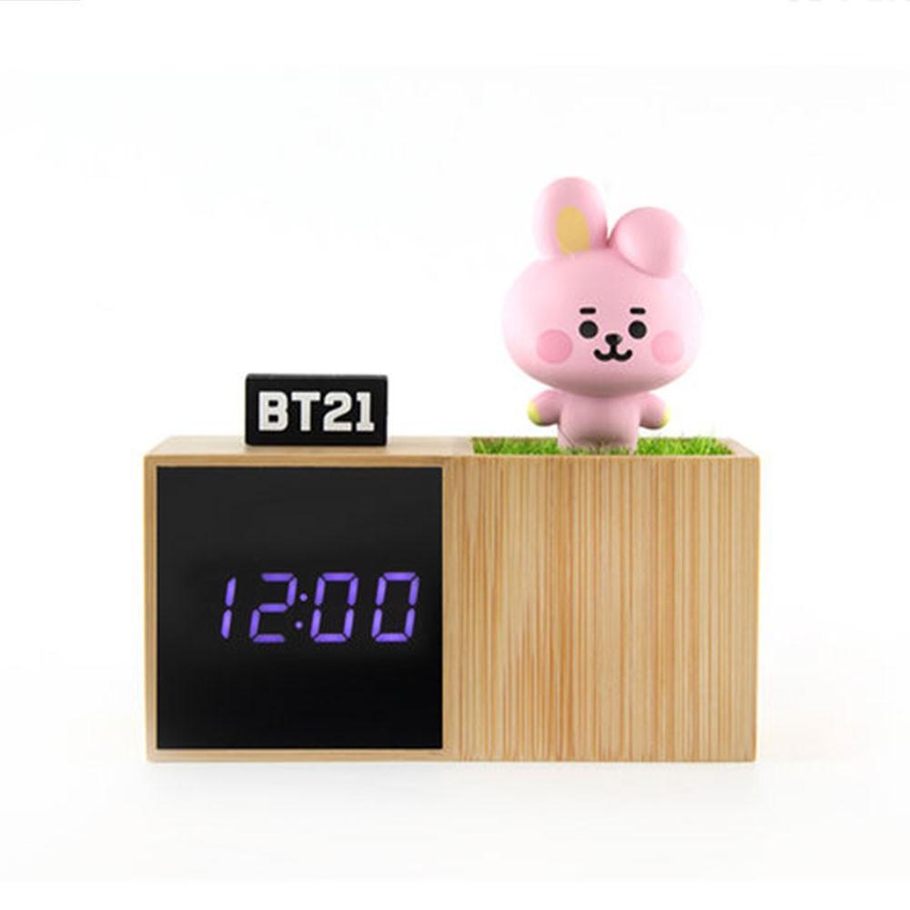 [ PO CLOSED ] BT21 BABY FIGURE LED DIGITAL DESK CLOCK, Hobbies & Toys