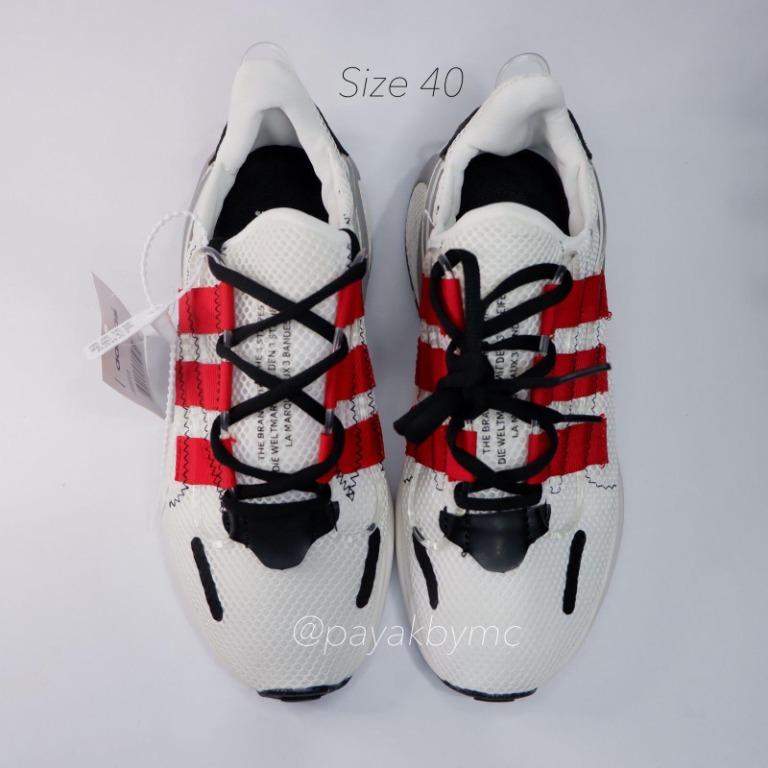 Adidas yeezy white red sale
