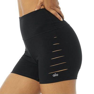 Alo shop ripped shorts