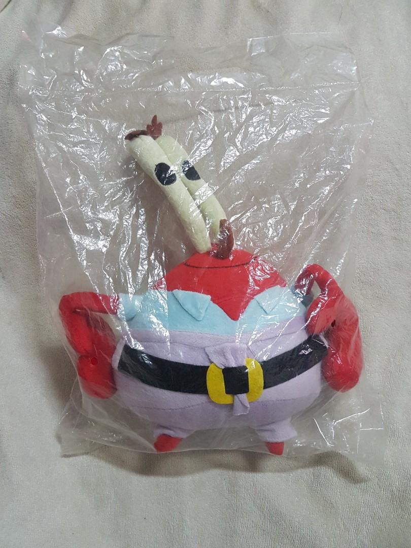 Krabs plush soft stuffed doll toy 16" Nick Junior Jnr Spongebob Squarepants Mr 
