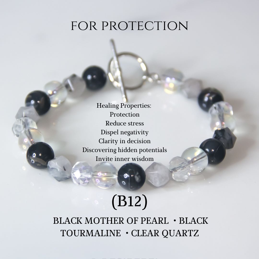 Black Onyx Elastic Crystal Bracelet – Ancient Infusions
