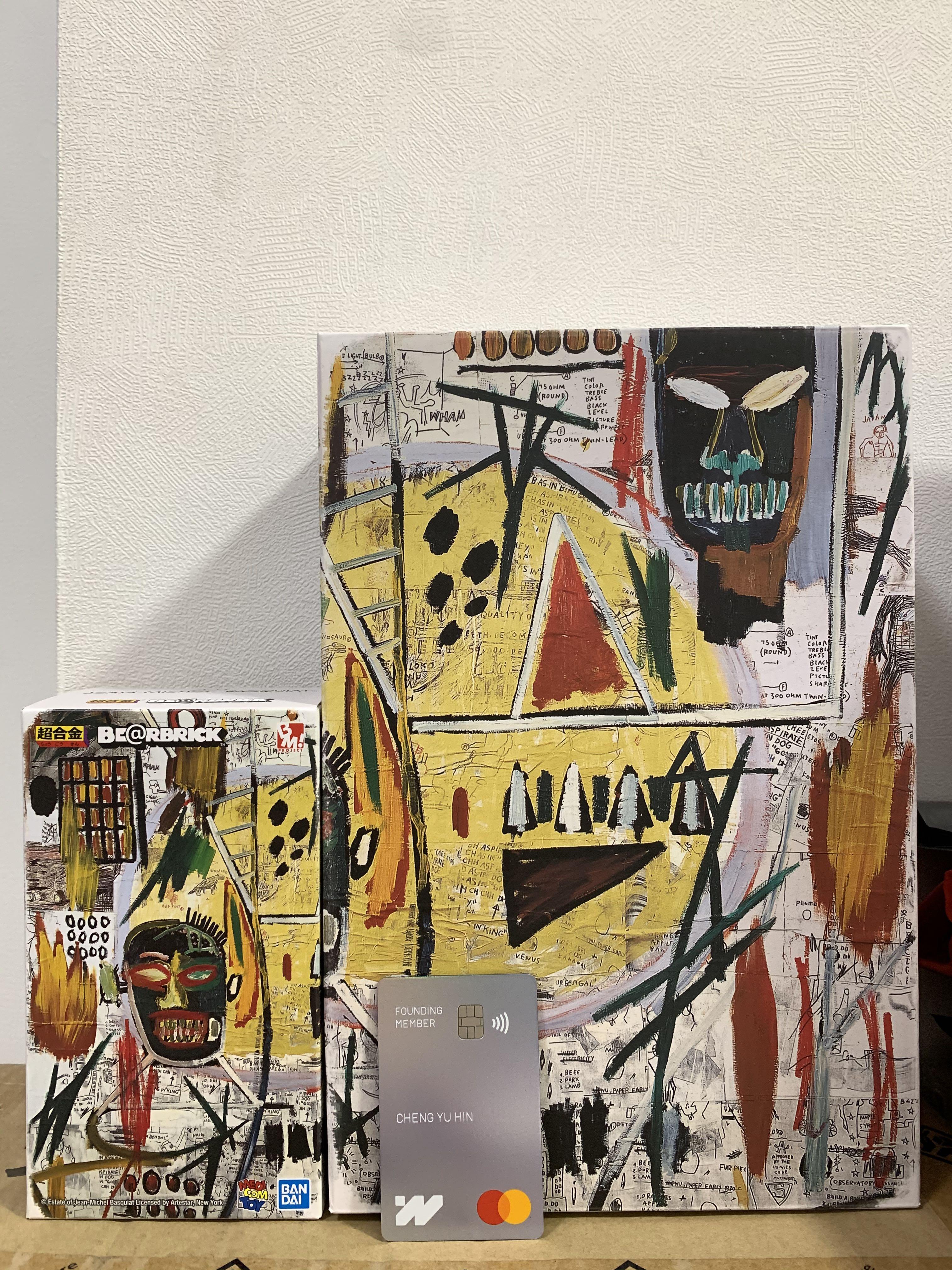Bearbrick Jean-Michel Basquiat #1 第一代400% + 100% + 200% 超合金