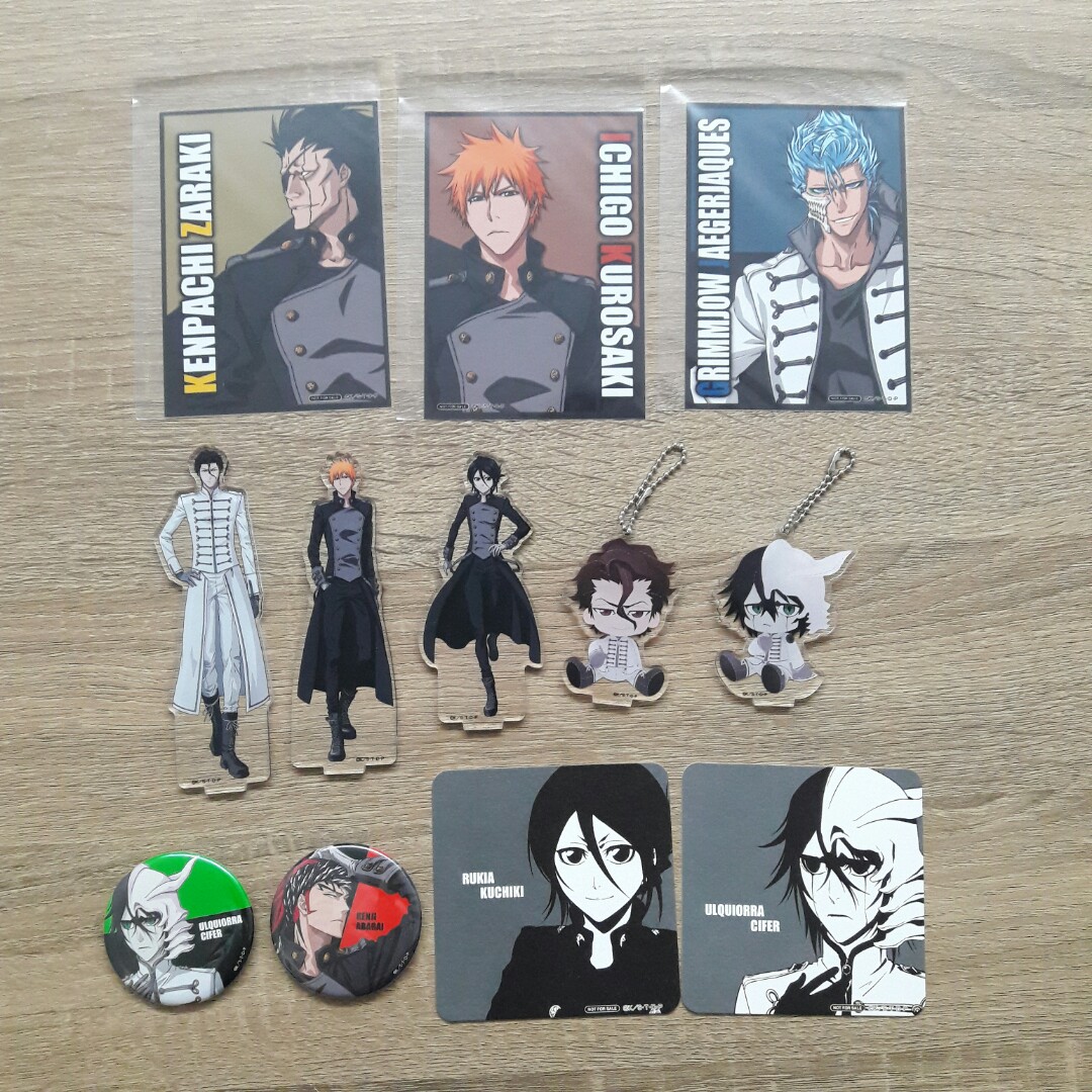 死神bleach Collabo Care Honpo 立牌 襟章 Q版掛牌 特典卡 玩具 遊戲類 玩具 Carousell