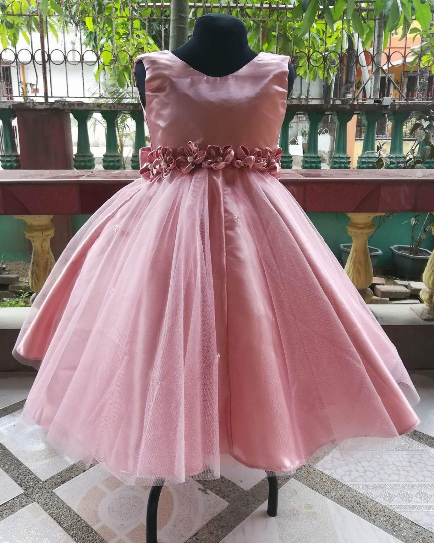 Blush pink gown for kids, Women's Fashion, Dresses & Sets, Dresses on