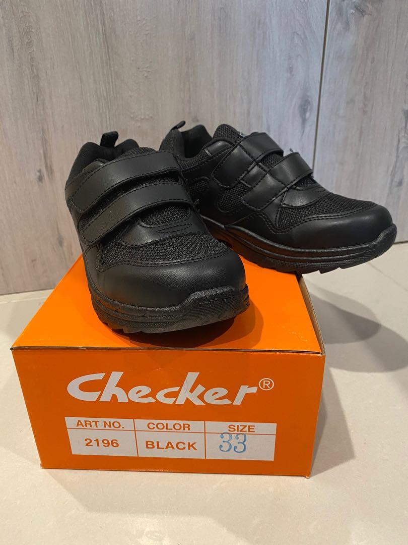 black velcro school shoes