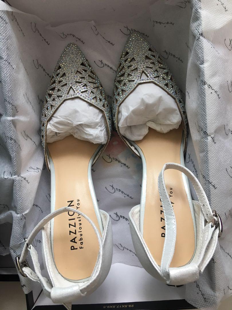 Brand New Pazzion Crystal heels Women s Fashion Footwear Heels on Carousell