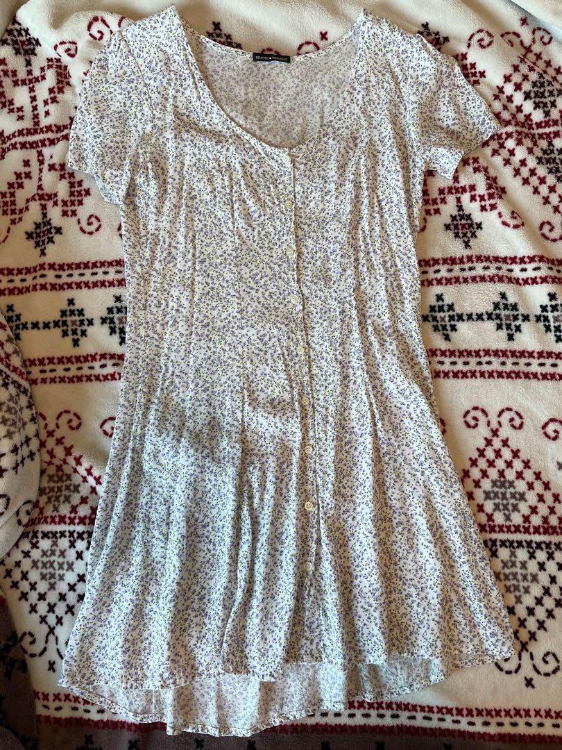 Brandy melville lara sale blue floral dress