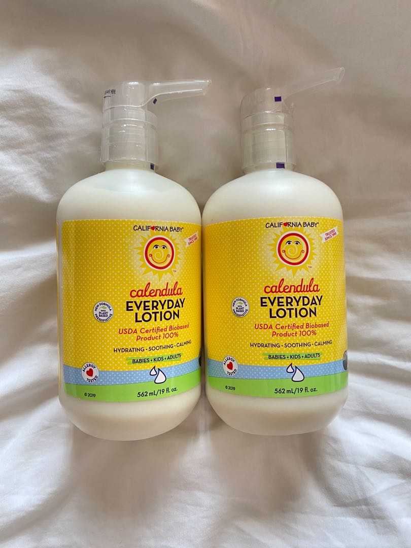 California Baby Calendula Everyday Lotion Babies Kids Bathing Changing Diapers Baby Wipes On Carousell