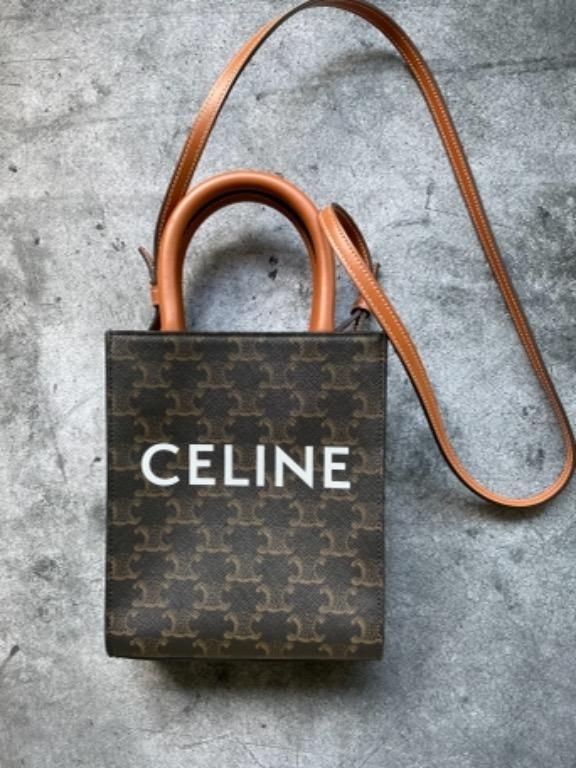 Celine Triomphe Mini Vertical Cabas