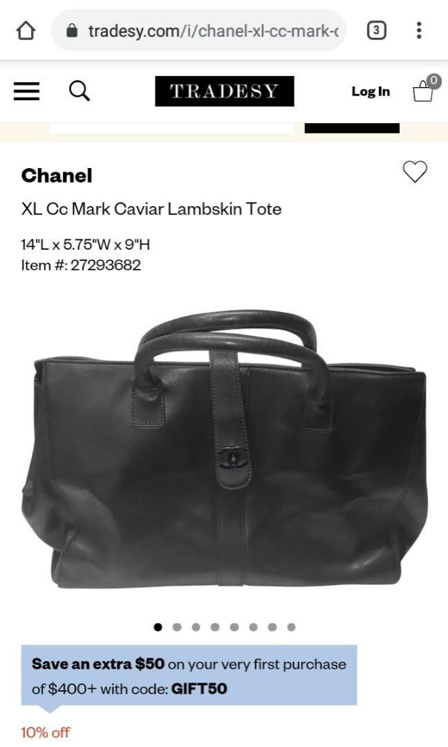 Chanel Coco Mark Tote (Category: Luxury Bags & Wallets) located in Las Pinas. Submitted by mandamendoza (Listing ID 1075330556, Image 1). Description: -well used condition -no code -needa cleaning.