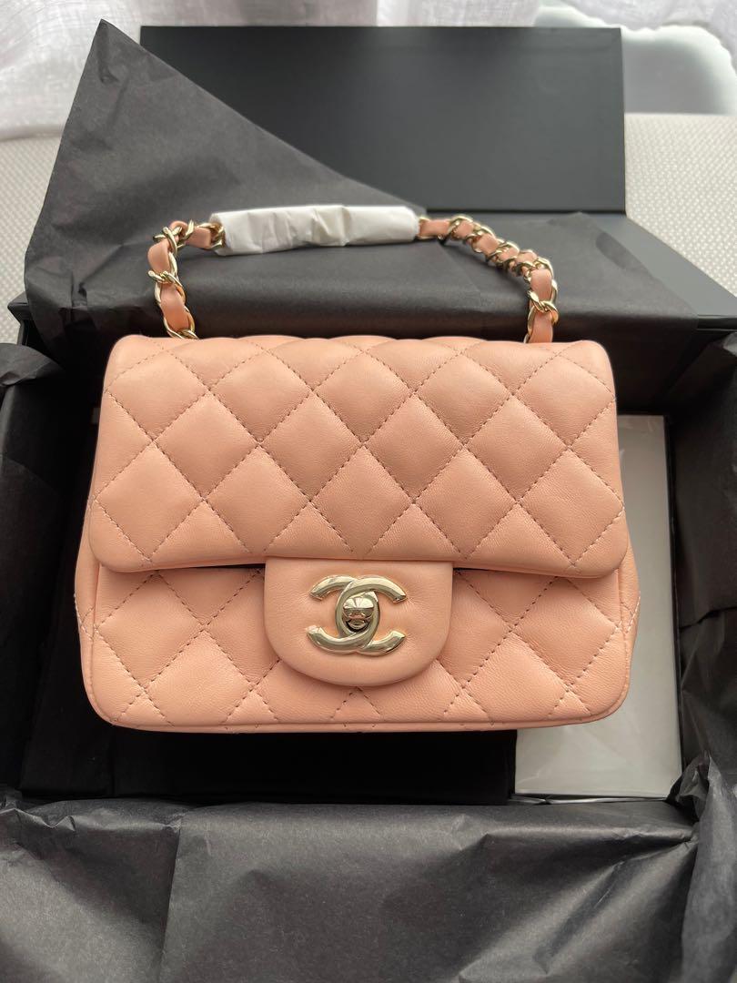 Reduced Price! Chanel Mini Square Flap Bag (Rare Color)