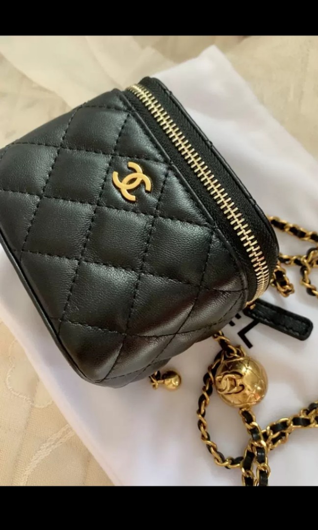Chanel gold ball chain bag online