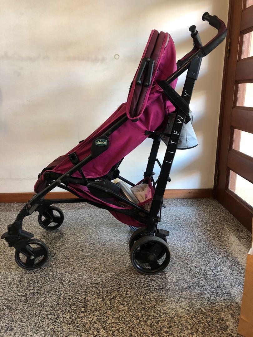 Chicco liteway stroller pink discount