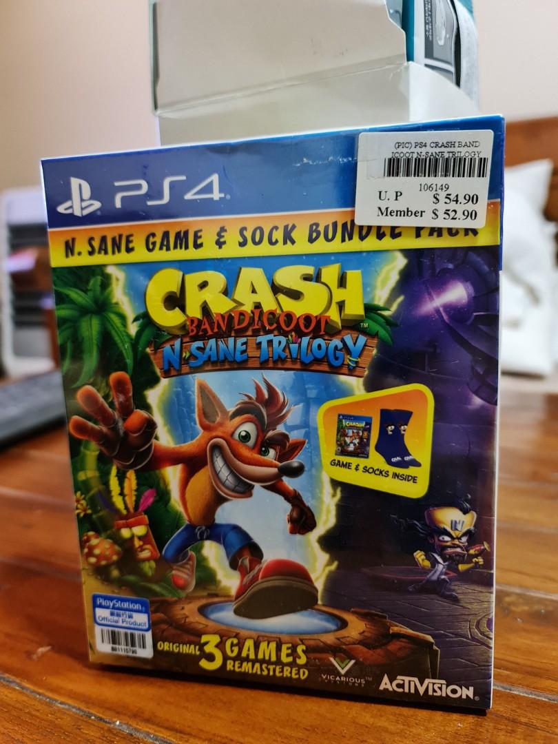 Pochette Artwork Officielle Crash Bandicoot N-Sane Trilogy 21x21 Cm - Goodies Jeu Vidéo