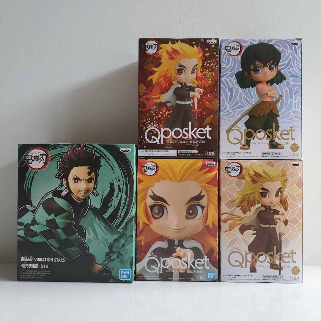 Demon Slayer Kimetsu No Yaiba Q Posket Rengoku Tanjiro Figure Hobbies Toys Toys Games On Carousell