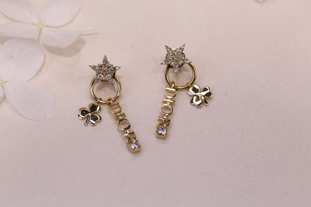 dior earrings star