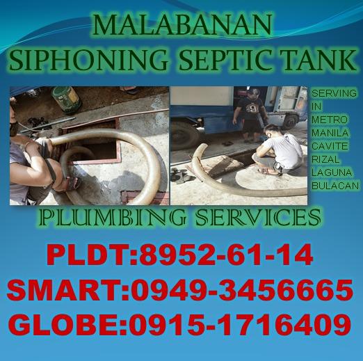 Discounted Price Offer Malabanan Septic Tank Declogging Siphoning Pozo Negro Home Services Plumbing Services On Carousell Delivering quality products, customer service available, over 20 years of experience. carousell