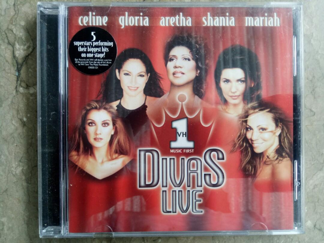 Divas Live VH1 CD (Category: CDs & DVDs) located in Manila. Submitted by kinganalog (Listing ID 1075296647, Image 1). Description: Divas Live CD featuring Mariah Carey, Gloria Estefan, Shania Twain, Aretha Franklin, Celine Dion and many more, in VG+ to EX condition. Shipping nationwide, payment via Unionbank or Palawan, COD is okay at buyer's account and expense, check out fb page Roots Analog..