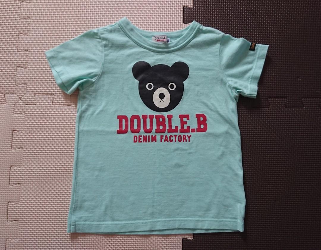 高額売筋】 ミキハウスダブルB Limited Edition Tシャツ100 ブラック