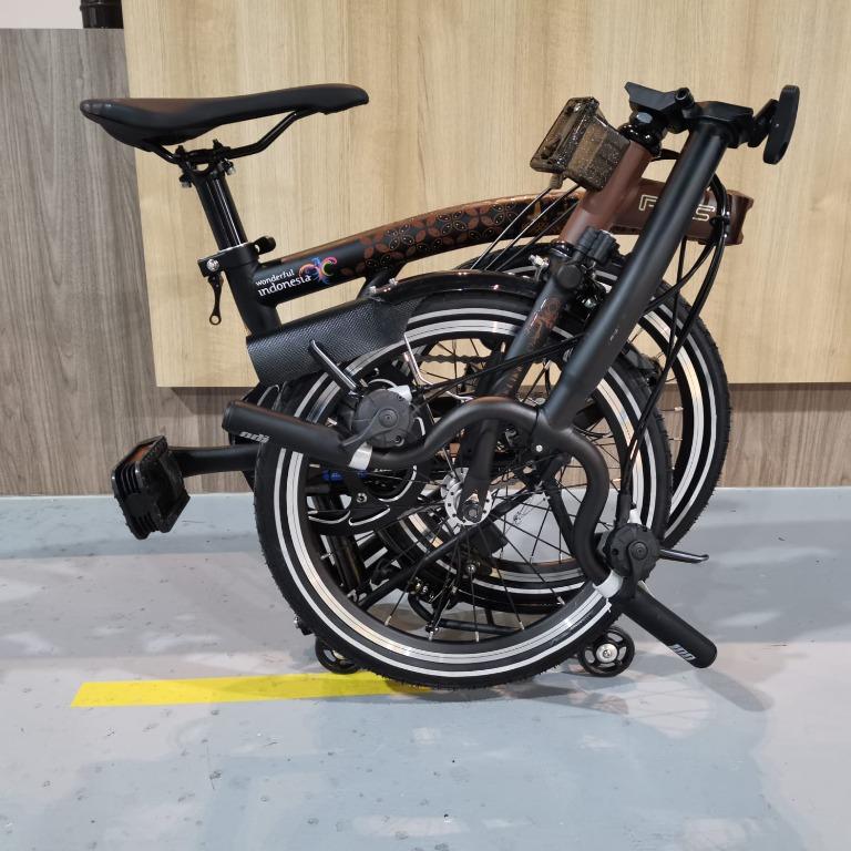 Element Pikes Folding Bike Central Java Edition 16" 349 6Speed, Sports