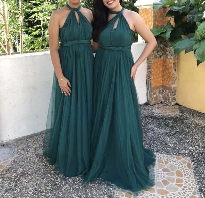Love Humbly Emerald Green Tulle Infinity Dress Women s Fashion