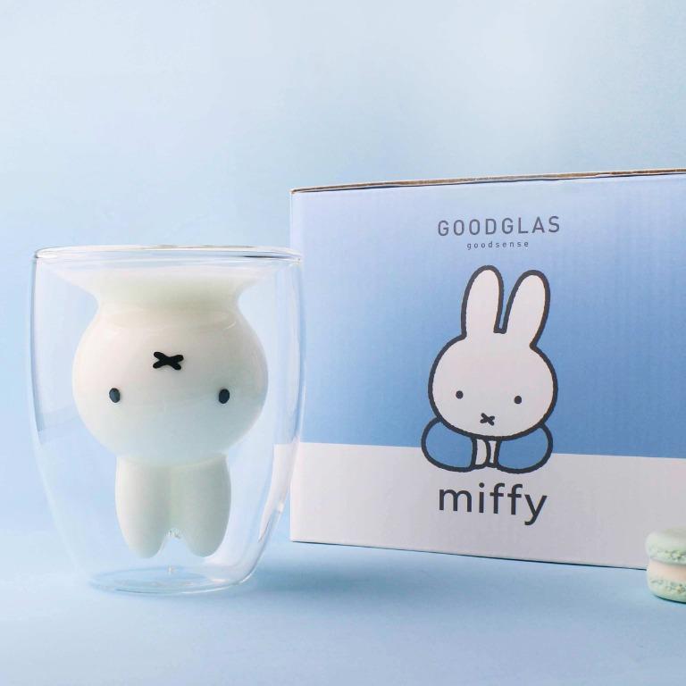 日本goodglas Miffy 雙層手工玻璃杯 台灣製 廚房餐具 廚房用具 Carousell
