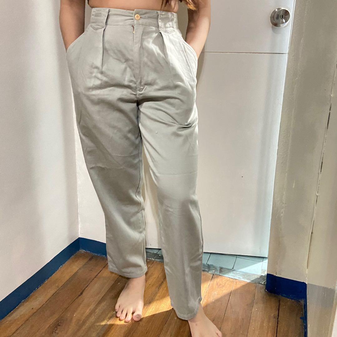 Gray Trousers (Category: Other Bottoms) located in San Juan City. Submitted by bjonka (Listing ID 1075382125, Image 3). Description: Size: 27” 100% cotton .