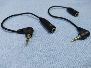 Headset connector 2.5mm male to 3.5mm female