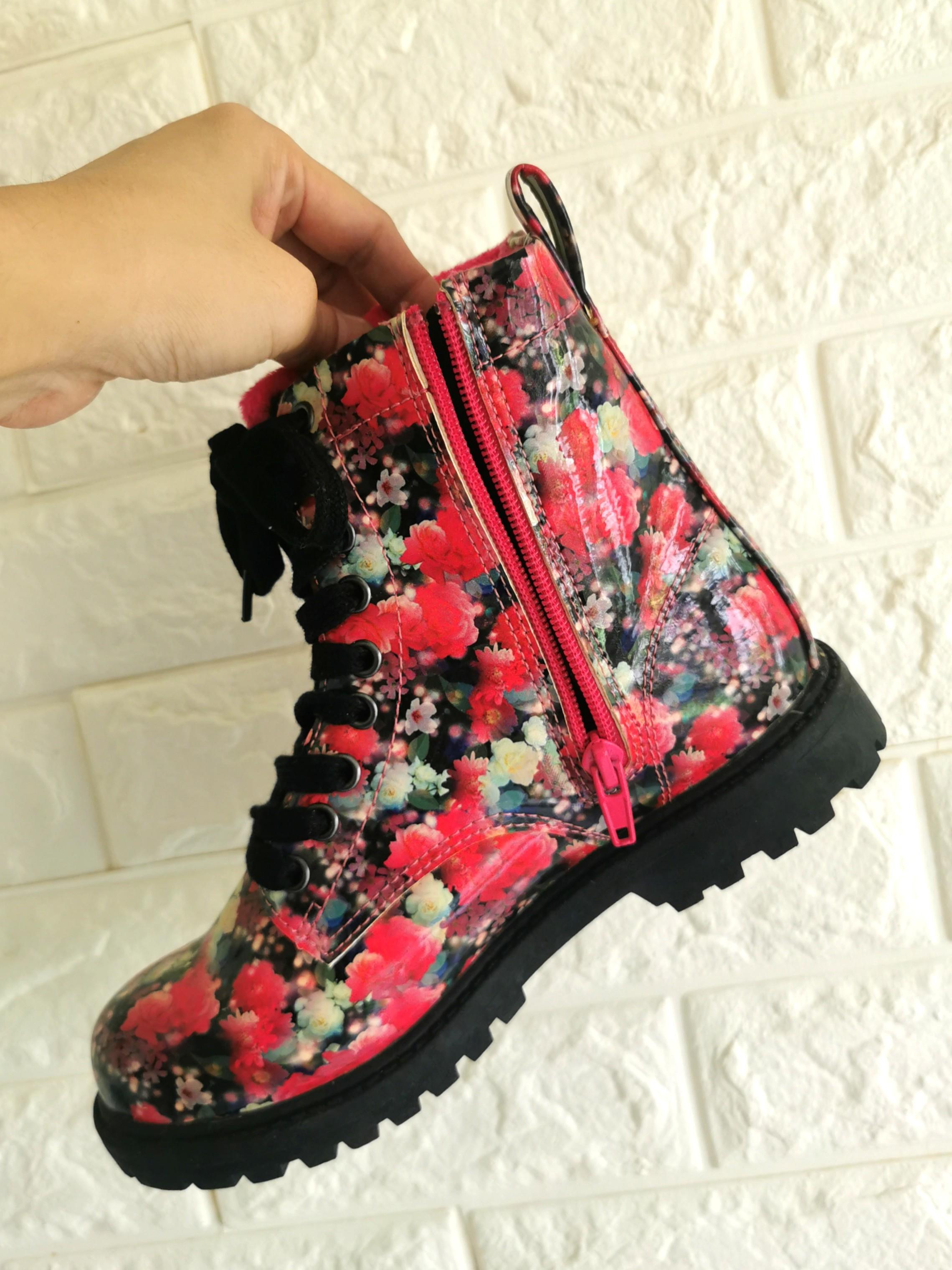 Girls floral boots sale