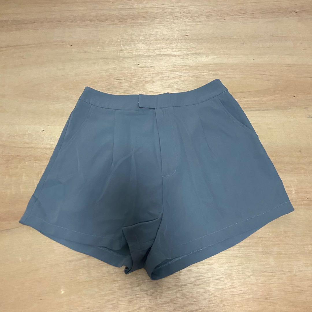 Dusty blue shorts clearance