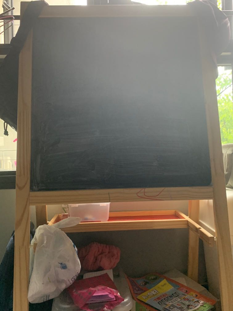 IKEA kids chalkboard and whiteboard, Babies & Kids, Baby Nursery & Kids