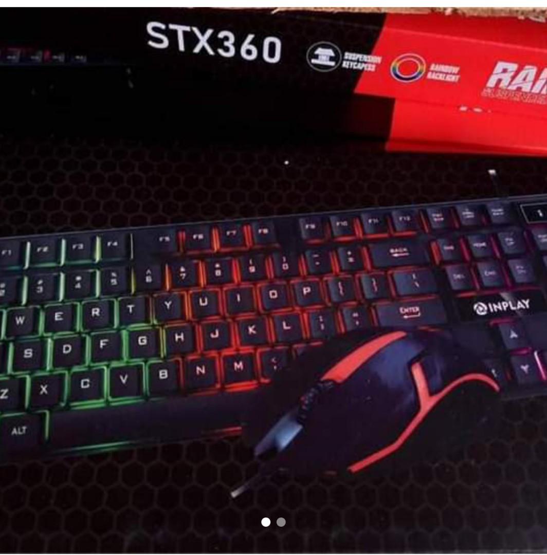 Inplay STX 360 keyboard mouse (Category: Computer Keyboard) located in Marikina City. Submitted by zigar0520 (Listing ID 1075414999, Image 2). Description: FS. INPLAY STX360 RGB KEYBOARD MOUSE PICK UP MIT UP LOCATION MARIKINA CONCEPCION MIT UP PLACE CONCEPCION MCDONALD'S. LOCATION : 696 JP RIZAL STREET CONCEPCION MARIKINA.