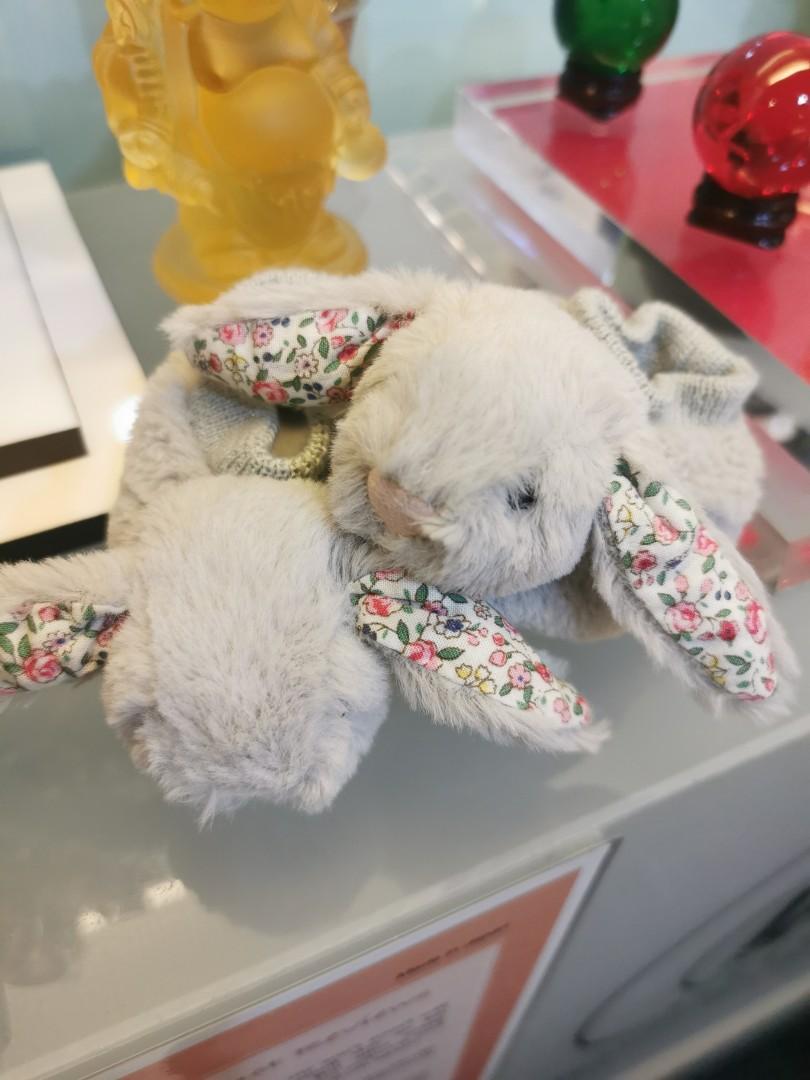 Jellycat blossom silver bunny booties Babies Kids Bathing Changing Diapers Baby Wipes on Carousell