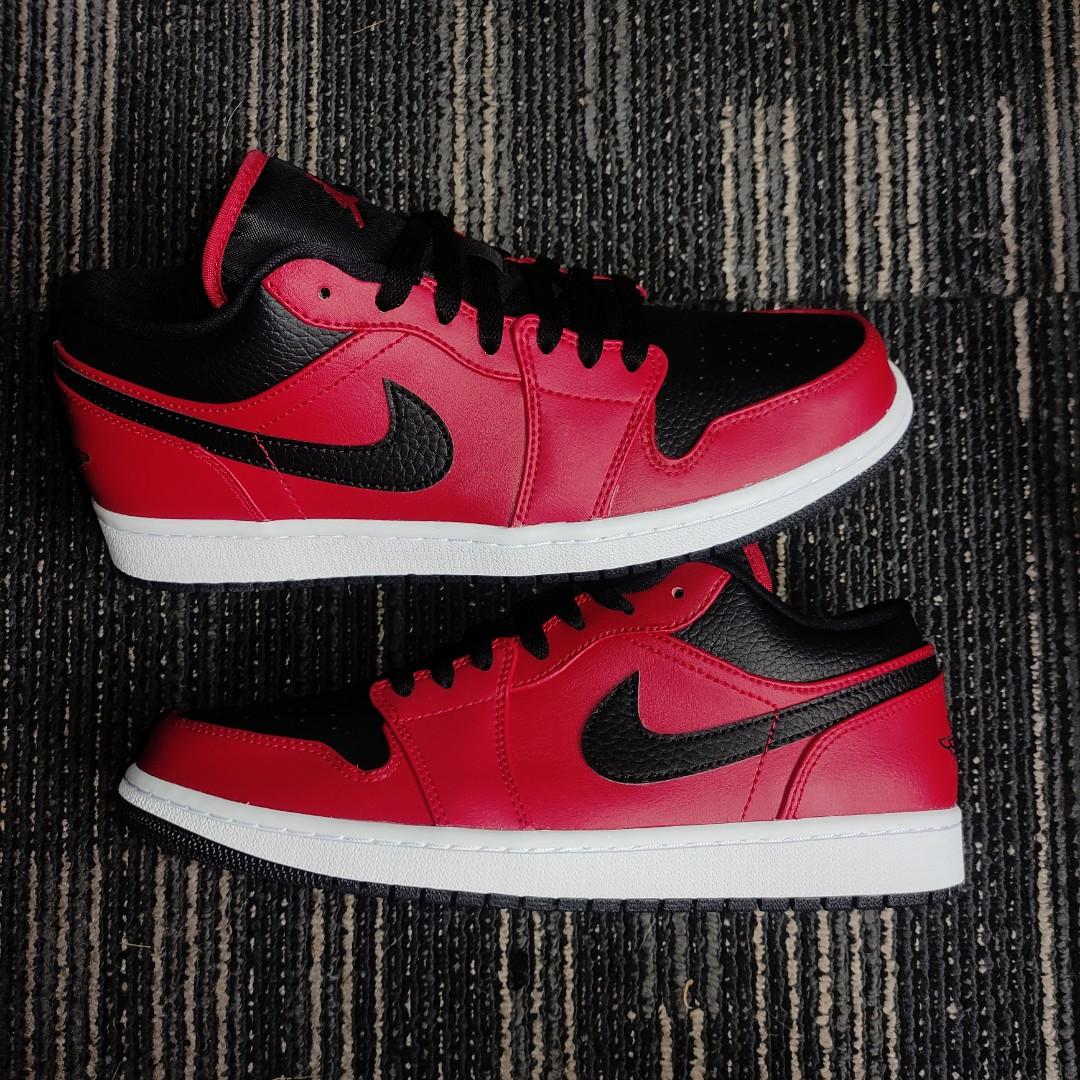 Jordan 1 Low 'Banned' (Category: Sneakers) located in Manila. Submitted by vix___ (Listing ID 1075383069, Image 1). Description: FOR SALE ONLY Jordan 1 Banned Low Pebbled Swoosh Size 7.5 | 8 | 10 BNDS with receipt P5,795 ONLY! Message me for more info/detailed pics! Meetup (Trinoma/BGC) Ship (Lalamove/LBC) @NiftySnkrsMNL📩.