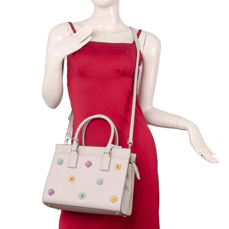 Cameron spade flower applique medium satchel discount