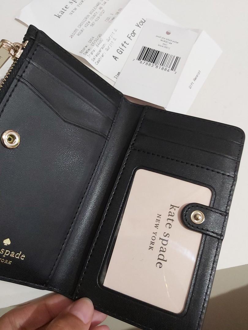 Kate Spade Slim Bifold Wallet, Luxury, Bags & Wallets on Carousell