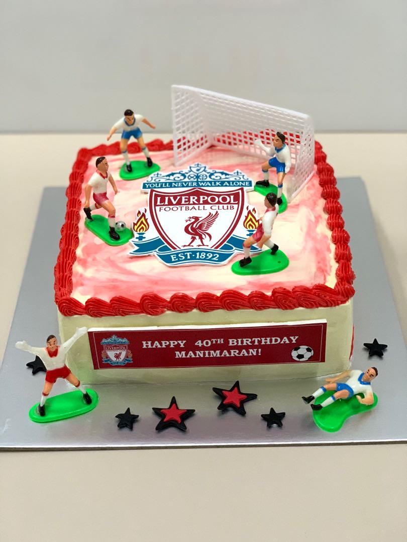 Liverpool-inspired cake | Order Online | Oh My Cake!