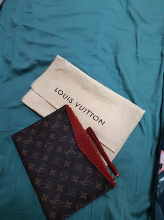 Louis Vuitton Pochette Pallas Aurore Monogram Canvas Clutch