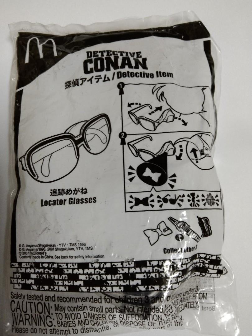 Mcdonald S Detective Conan Locator Glasses Toys Games Action Figures Collectibles On Carousell