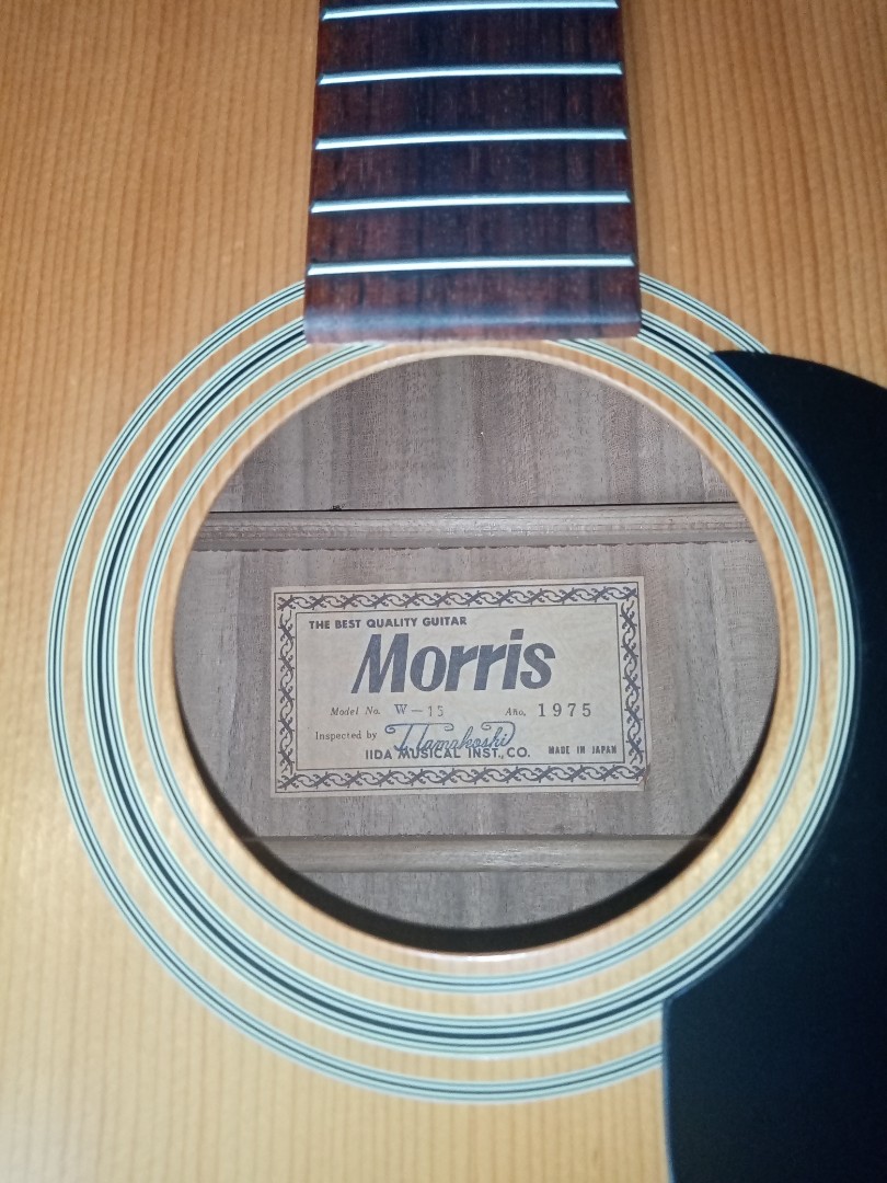 MORRIS W-15 VINTAGE 1975 ACOUSTIC GUITAR