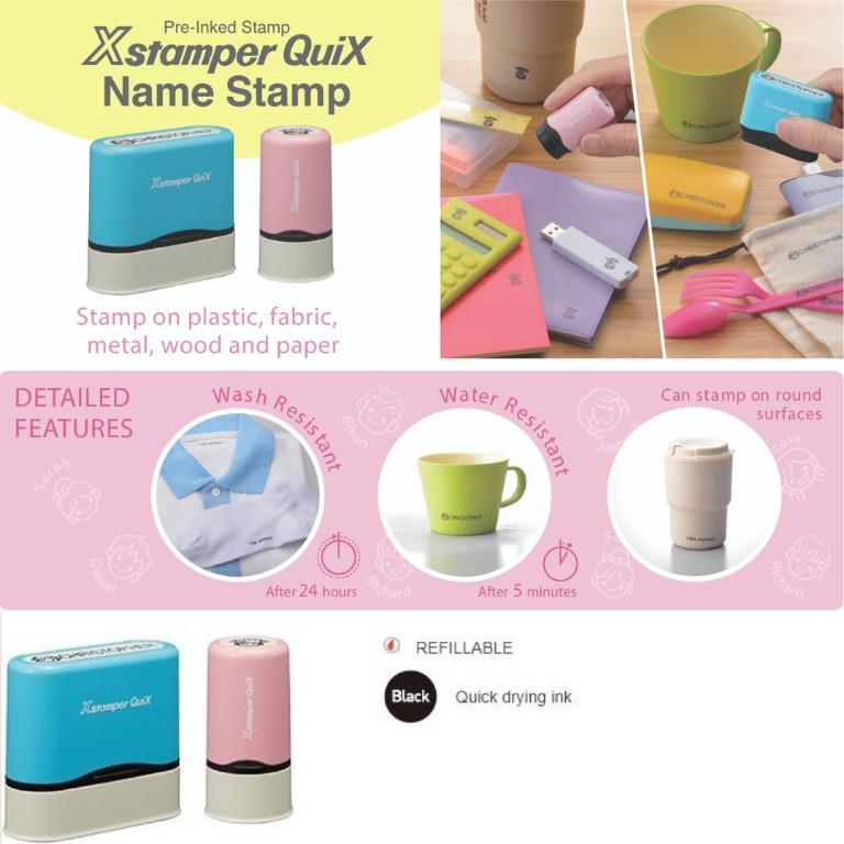 Customize Personal / Name Stamp QN41 by XStamper Quix (PreInked