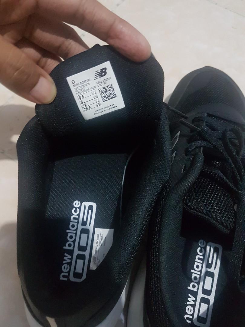 New Balance MRL 005 BW Fesyen Pria Sepatu Sneakers di Carousell