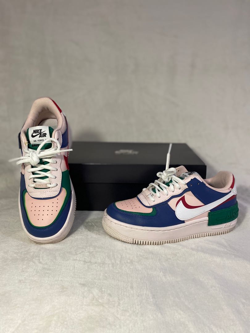 Nike Air Force 1 Shadow Mystic Navy, Women's Fashion, Footwear, Sneakers on  Carousell