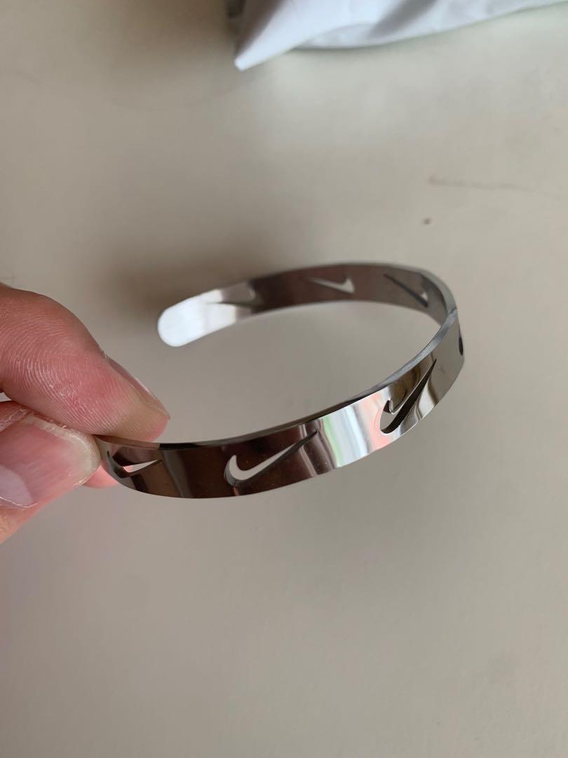 Nike  Accessories  Nike Silicone And Stainless Steel Bracelet  Poshmark